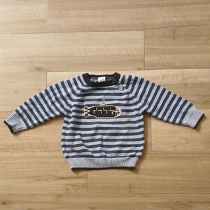 Gymboree Boats To Bridges Submarine Sweater Size 18-24 Months Vintage  (A)